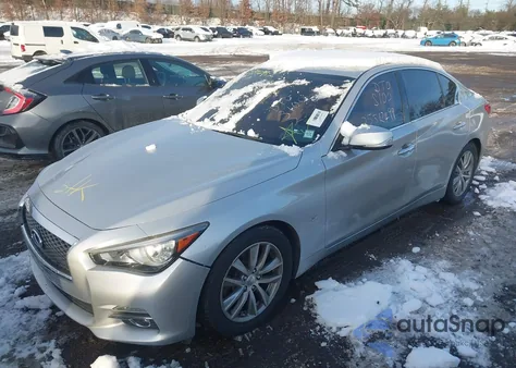 2015 Infiniti Q50 Premium из США, поврежденный, VIN JN1BV7AP5FM348718